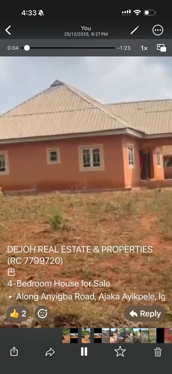 4-Bedroom House for Sale